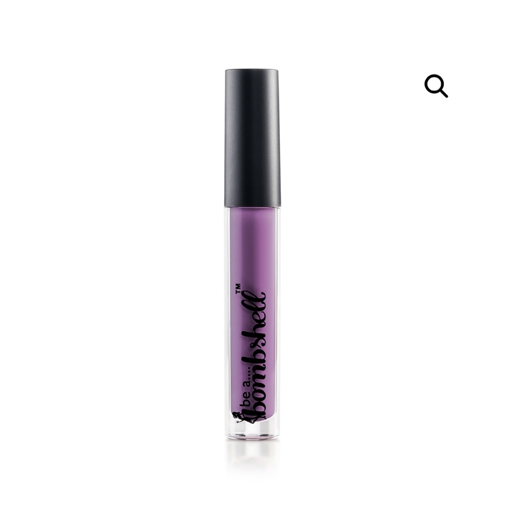 BE A BOMBSHELL Purple Plum Lip Gloss Matte Bad Habit 0.11oz NIP $15